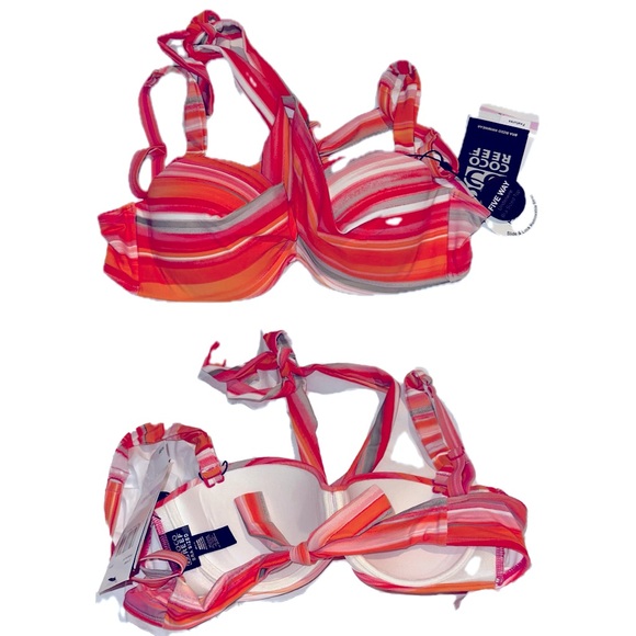Coco Reef Paloma Stripe 5 Way Cup Size Bikini Top - Picture 7 of 7